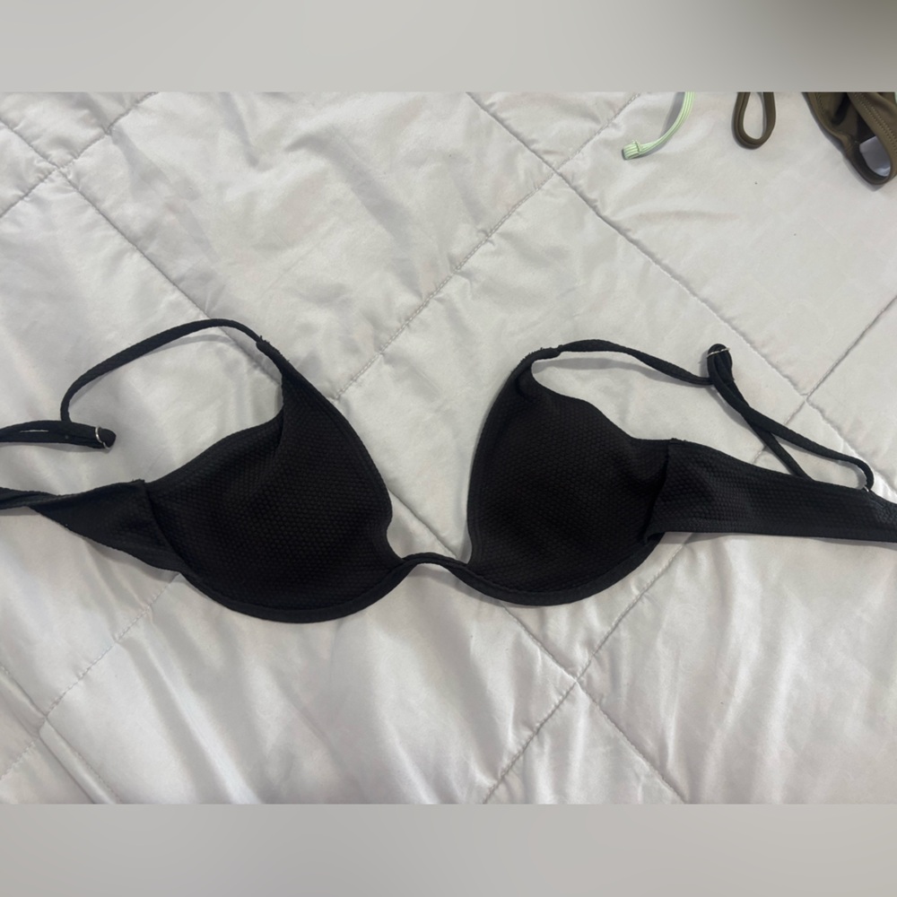 SHEIN Black Bikini Swimwear